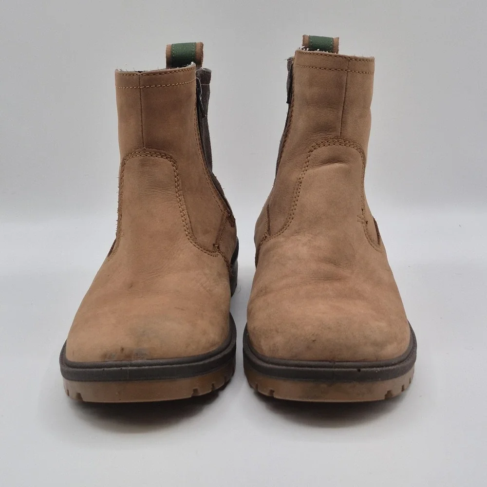 Kamik Boots Womens Size 9 Brown Roguez Waterproof Ankle Side Zip‎ Fleece Lined